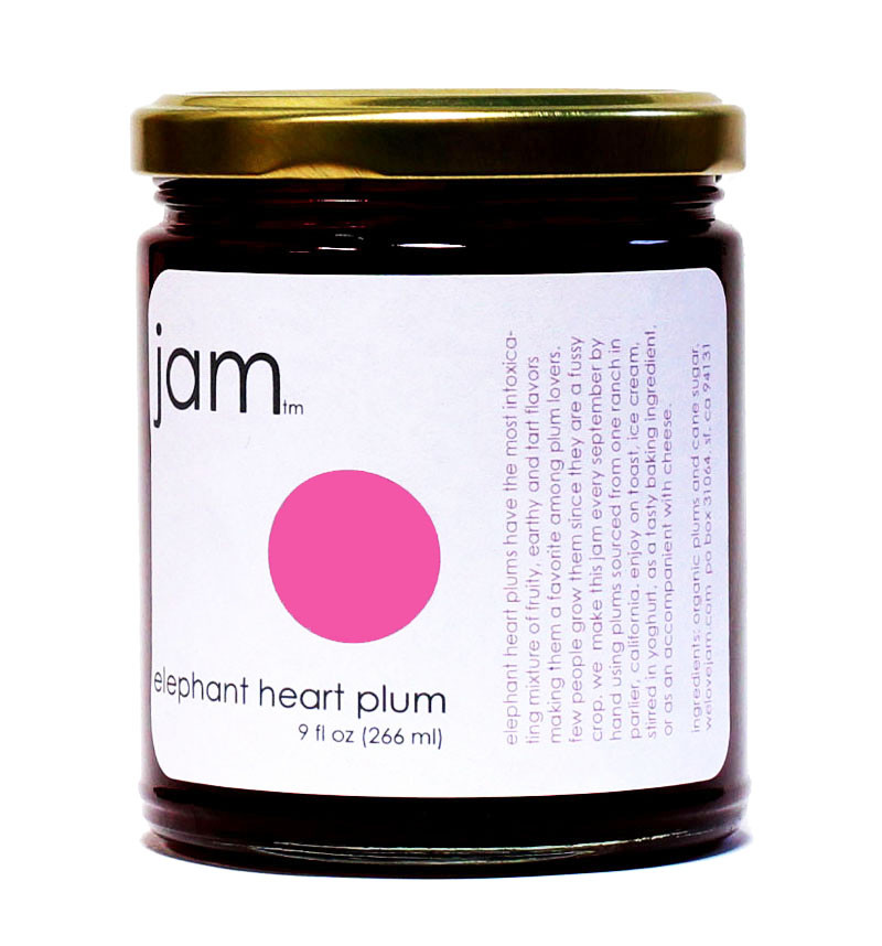 welovejam elephant heart plum jam 9 oz jar